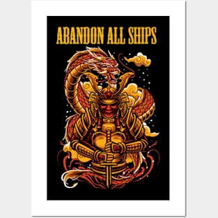 ABANDON ALL SHIPS MERCH VTG Posters and Art